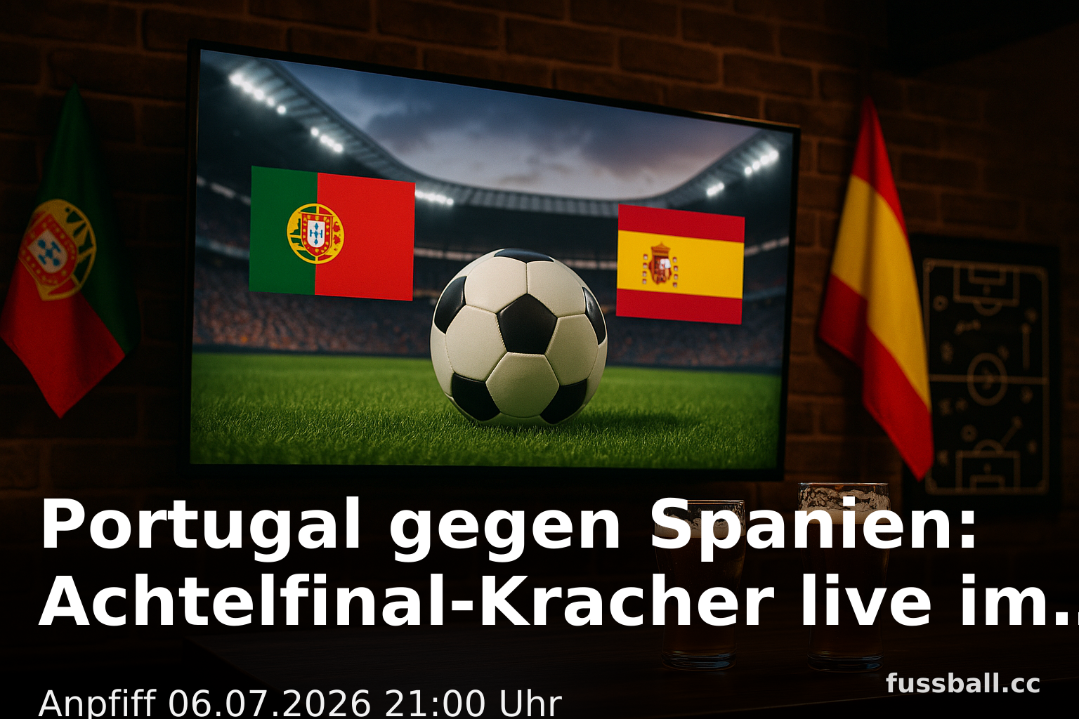 Portugal gegen Spanien: Achtelfinal-Kracher live im Dublin Irish Pub