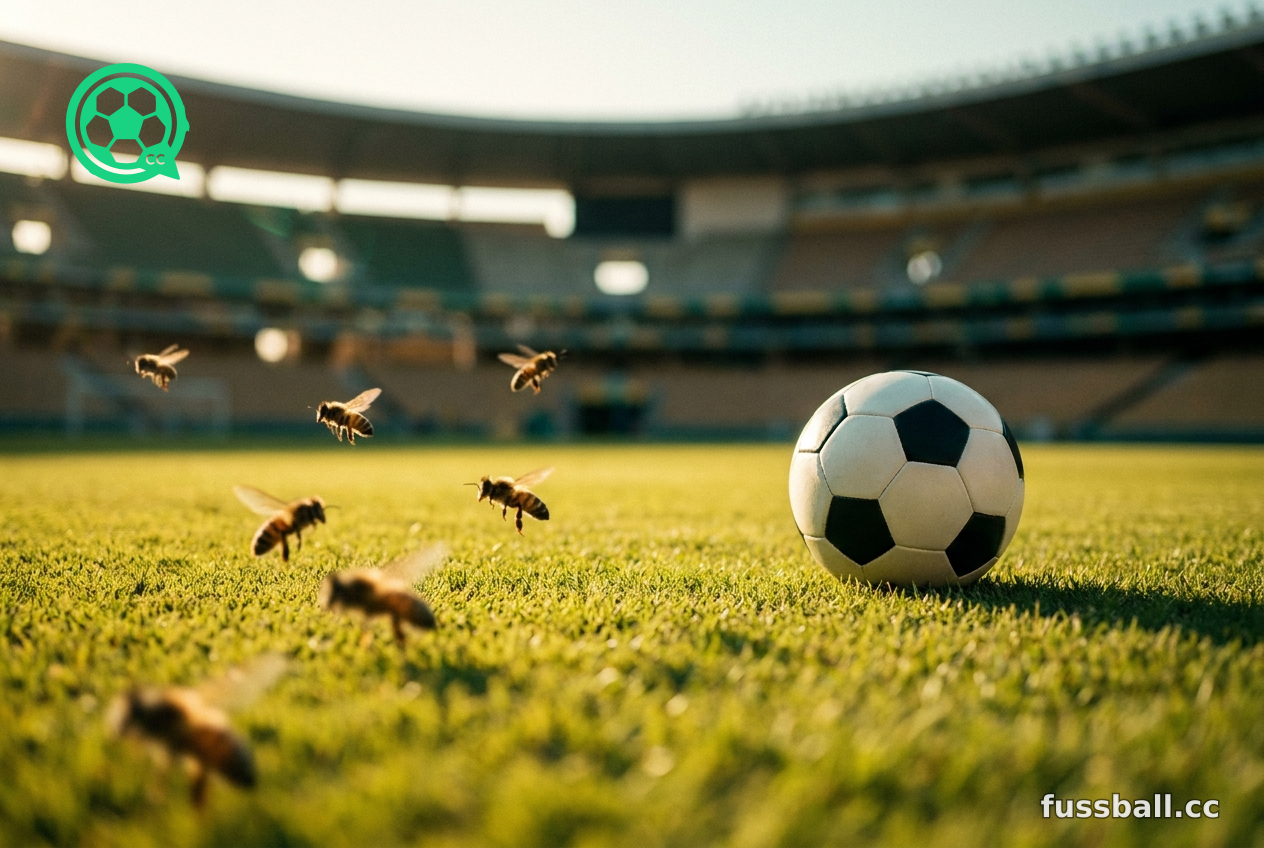 Bienenschwarm unterbricht Bahia-Finale: Spieler suchen Schutz am Boden
